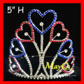 Patriotic Heart pageant tiara crown